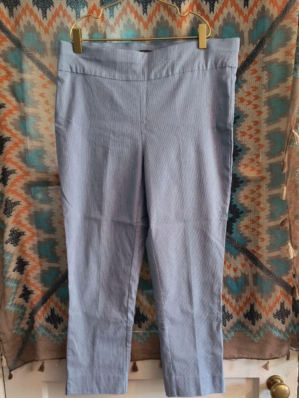 Light Blue Cropped Women’s Ankle Pants